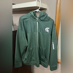 Michigan state zip up.